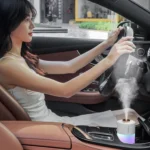 USB Colorful Cup Humidifier Home Car Ambient Light Desktop Air Purifier - Image 9