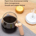 400ml Automatic Stirring Mug Maple Electric Coffee Cup - Image 4