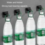 Thickened Solid Hooks Toilet Clothes Hooks Aluminum Free Perforation Wall Clothes Hat Hanger - Image 8