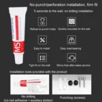 No-Punch Bathroom Shelf Washstand Convenient Storage Rack - Image 9