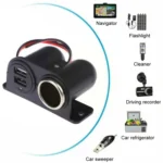 Car Charger Dual USB 3.1A/3100mA Modified With Cigarette Lighter - Image 5