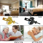 Household Anti-Theft Door Stopper Portable Anti-Pervert Device - Image 3