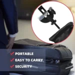 Household Anti-Theft Door Stopper Portable Anti-Pervert Device - Image 4