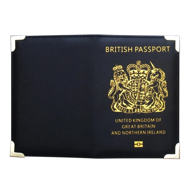 TBD06043815_B2.webp British Passport Case Leather Metal Feet Passport Protection Cover - Image 3