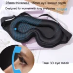3D Eye Mask Breathable Shade Stereoscopic Nose All-In-One Sleeping Eye Mask - Image 4
