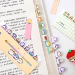 120sheets /Set Kawaii Sticky Tab Note Page Marker Writable and Repositionable File Flags - Image 2