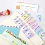 120sheets /Set Kawaii Sticky Tab Note Page Marker Writable and Repositionable File Flags - Image 5