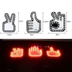 Car Interactive Finger Light Multi-function Warning Anti-rear Collision Light - Image 2