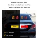 Car Interactive Finger Light Multi-function Warning Anti-rear Collision Light - Image 5