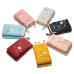 Mini Embroidered Single-shoulder Phone Bag Crossbody Long Ladies Wallet - Image 2