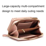 Mini Embroidered Single-shoulder Phone Bag Crossbody Long Ladies Wallet - Image 4