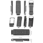 USB Charging Portable Detachable Reading Clip Light Rotatable Eye Protection Mini LED Lamp - Image 3