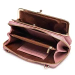 Embroidered Large Capacity Single-shoulder Phone Bag Crossbody Zipper Long Ladies Wallet - Image 4