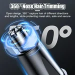 Electric Nose Hair Clipper Rechargeable Washable Portable Travel  Trimmer - Image 4