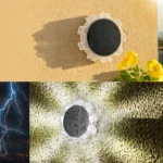 Gear Shape Solar Outdoor Garden Decoration Atmosphere Wall Light - Image 6