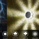 Gear Shape Solar Outdoor Garden Decoration Atmosphere Wall Light - Image 7