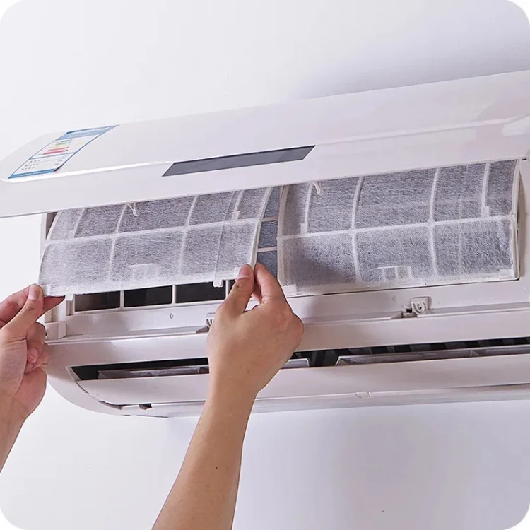 TBD06043967_B5.webp 2pcs /Pack Cuttable Air Conditioner Filter Papers Anti-Dust Wind Outlet Filter Net - Image 6