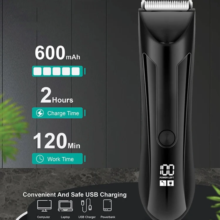 TBD06043974_B4.webp Mens Electrical Body Hair Trimmer LCD Digital Shaver - Image 5