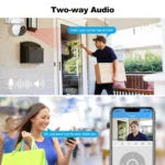 SriHome SH052 Wifi 5MP Wireless PTZ IP AI Auto Tracking Sound&Light Alarm Starlight Color Night Vision Outdoors Surveillance Camera - Image 14