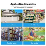 SriHome SH052 Wifi 5MP Wireless PTZ IP AI Auto Tracking Sound&Light Alarm Starlight Color Night Vision Outdoors Surveillance Camera - Image 15