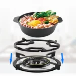 Gas Stove Rack Cast Iron Wok Support Ring Stand for Home Kitchen Cookware Stove - Image 2