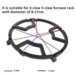Gas Stove Rack Cast Iron Wok Support Ring Stand for Home Kitchen Cookware Stove - Image 4