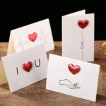3D Heart Valentine Day Greeting Card Blessings Messages Cards with Envelopes - Image 7