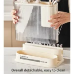 Cream Style Kitchen Storage Rack Knife Holder Chopping Board - Image 6