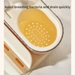 Cream Style Kitchen Storage Rack Knife Holder Chopping Board - Image 7