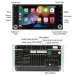 For Toyota Corolla Cars 7 Inch 2.5D Screen Android Navigation Bluetooth FM Radio - Image 5