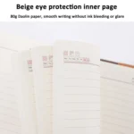 A5 Imitation Fabric PU Leather Notebook Notepad Multi-pocket Journal Planner - Image 4