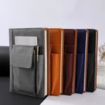 A5 Imitation Fabric PU Leather Notebook Notepad Multi-pocket Journal Planner - Image 6