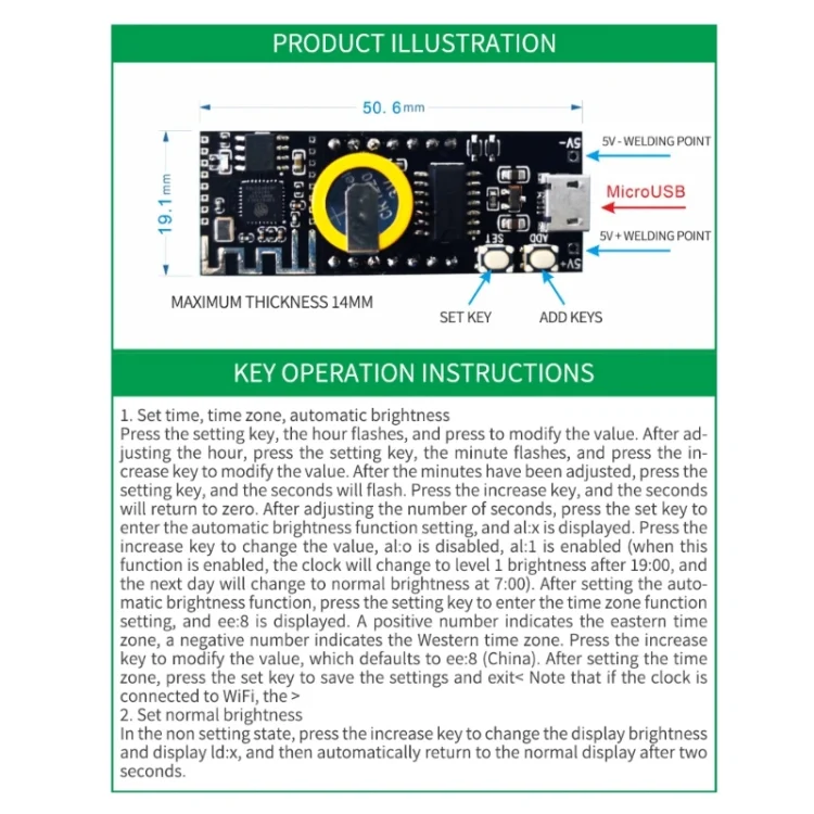TBD06044007_B4.webp Online Version USB Electronic Clock Wireless WIFI Automatic Time Clock Module - Image 5