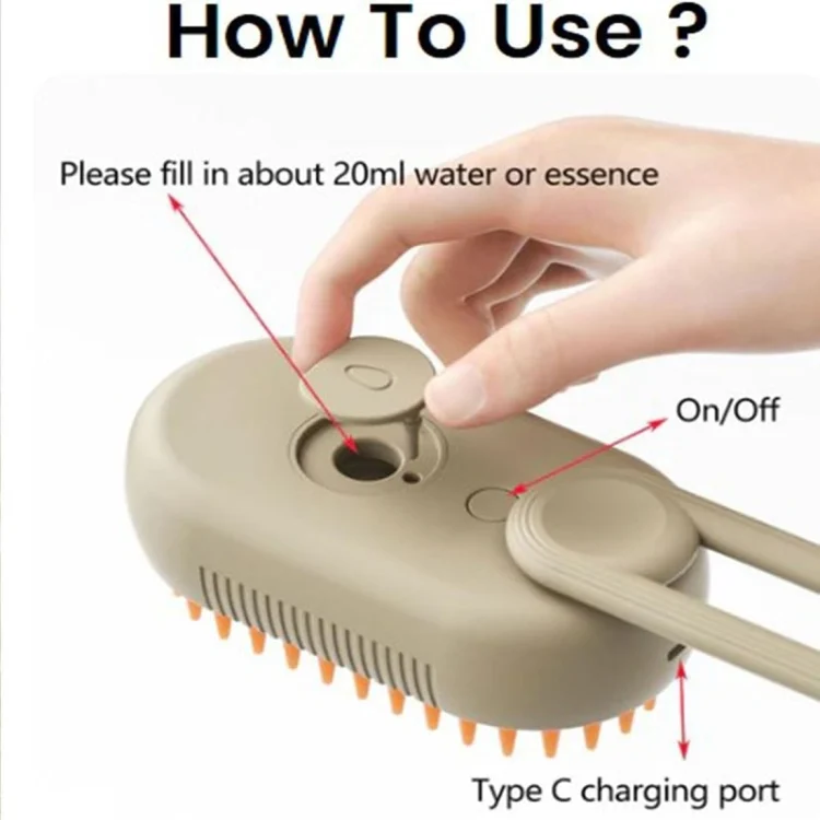 TBD06044016_B7.webp Pet Electric Spray Comb Rechargeable Cat Steamy Grooming Brush Cleaning Tool - Image 8