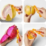 Foldable Orange Peeler Stripper Peeling Knife Kitchen Tool - Image 8