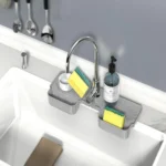 Silicone Drainage Mat Splash-Proof Silicone Pad Kitchen Bath Faucet Drainage Basket