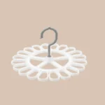 360 Degree Rotatable Sock Hanger With 20 Clips Round Laundry Drying Rack