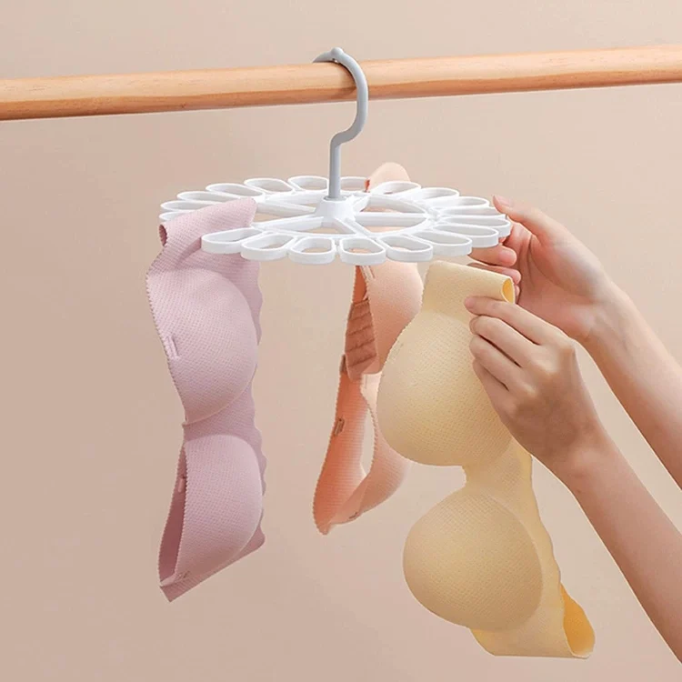 TBD06044054_B6.webp 360 Degree Rotatable Sock Hanger With 20 Clips Round Laundry Drying Rack - Image 7