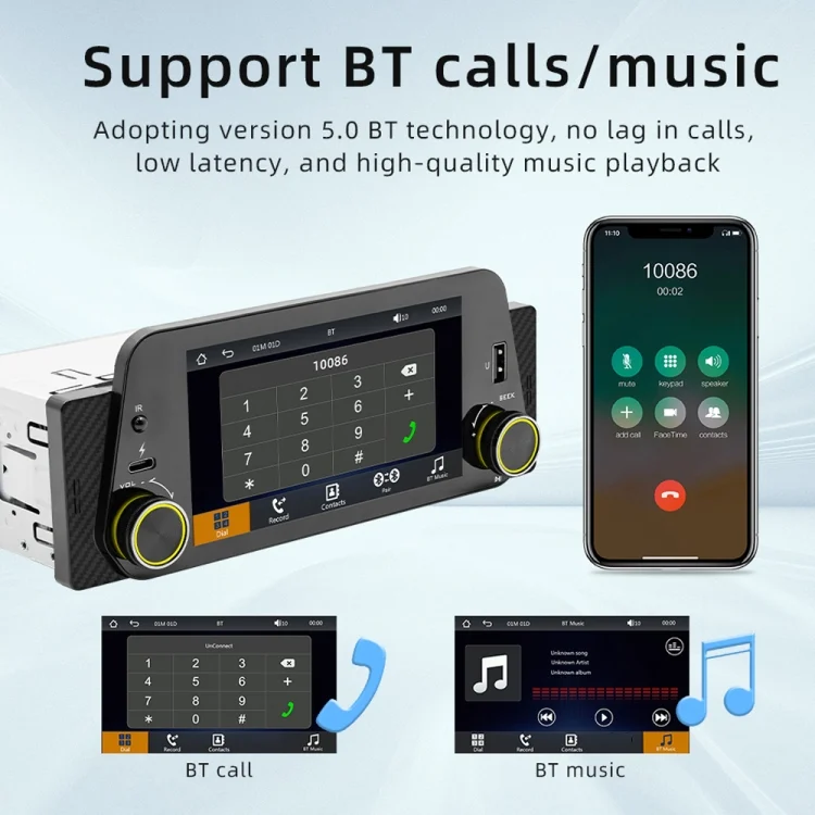 TBD06044078_B8.webp 5-Inch Wireless MP5 Car Universal Bluetooth Hands-Free Radio - Image 9