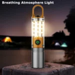 Outdoor LED Flashlight Multi-Functional Camping Lighting Flashlight Portable Rechargeable Work Lamp - Image 2
