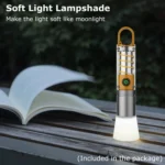 Outdoor LED Flashlight Multi-Functional Camping Lighting Flashlight Portable Rechargeable Work Lamp - Image 12