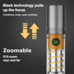 Outdoor LED Flashlight Multi-Functional Camping Lighting Flashlight Portable Rechargeable Work Lamp - Image 7