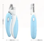 Pet Nail Clipper Dogs And Cats Fingernail Trimmers With LED Lighting - Image 3