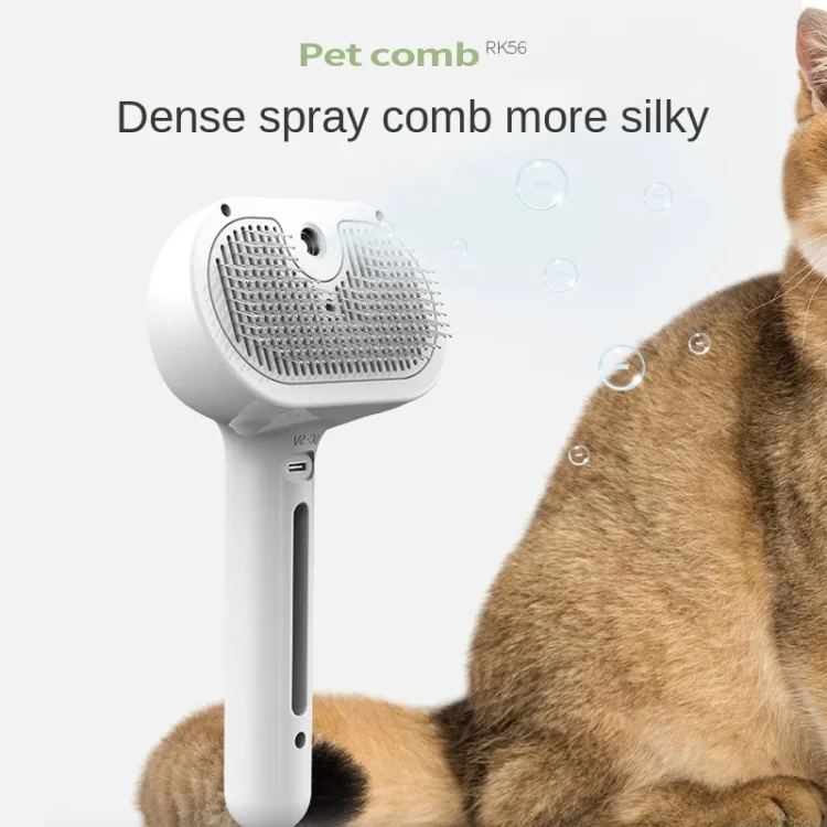 TBD06044110_B5.webp RK56 USB Charging Spray Pet Grooming Comb Cat and Dog Hair Removal Tool Pet Products - Image 6