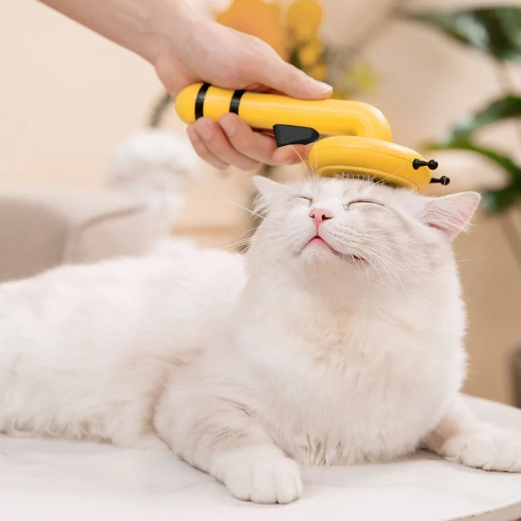 TBD06044124_B6.webp Bee Pet Comb Cats Hair Removal Massage Needle Brush - Image 7