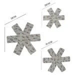 Anti-Scald Heat Insulation Felt Pot Mat Non-Woven Pot Bottom Protector Pads - Image 3