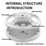 Flea Fly Mosquito Trap Cockroach House with Warm And Purple Light - Image 9