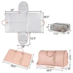 APJ990 Large Capacity Travel Portable Folding Luggage Bag Outdoor Storage Fitness Bag - Image 4