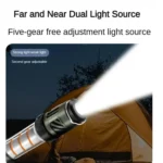 4 In 1 Outdoor Multi-function Flashlight Ambient Light Mosquito Repellent Lamp - Image 5