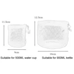 COOL CAMP CF-3019 Outdoor Camping Sandwich Round Bottom Storage Bag Portable Camping Mug Teapot Tableware Mesh Bag - Image 5